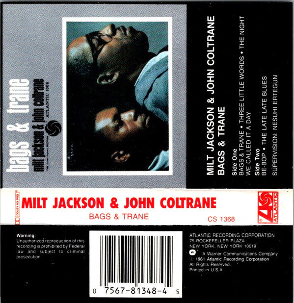 Milt Jackson & John Coltrane : Bags & Trane (Cass, Album)