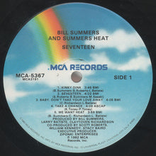 Load image into Gallery viewer, Bill Summers &amp; Summers Heat : Seventeen (LP, Album)