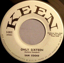 Load image into Gallery viewer, Sam Cooke : Only Sixteen / Let's Go Steady Again (7", Single)