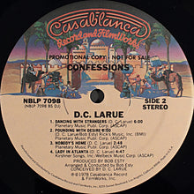 Load image into Gallery viewer, D.C. LaRue : Confessions (LP, Album, Promo, Spe)