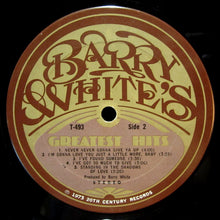 Load image into Gallery viewer, Barry White : Barry White's Greatest Hits (LP, Comp, Pit)