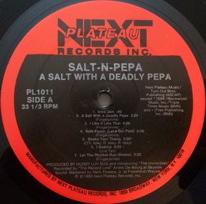 Salt 'N' Pepa : A Salt With A Deadly Pepa (LP, Album, SRC)