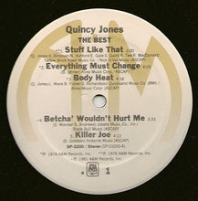 Load image into Gallery viewer, Quincy Jones : The Best (LP, Comp, B -)