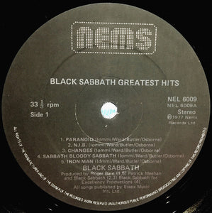 Black Sabbath : Greatest Hits (LP, Comp)
