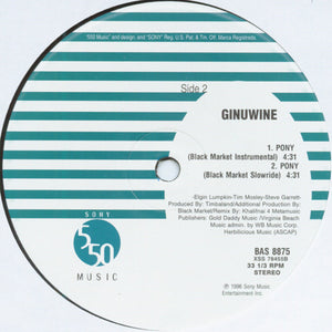 Ginuwine : Pony (12")