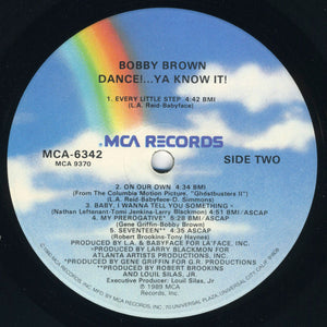 Bobby Brown : Dance!...Ya Know It! (LP, Album, Glo)