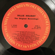 Load image into Gallery viewer, Billie Holiday : The Original Recordings (LP, Comp, Mono)