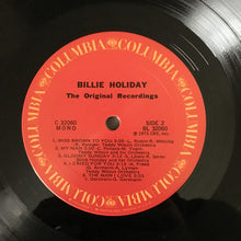 Load image into Gallery viewer, Billie Holiday : The Original Recordings (LP, Comp, Mono)