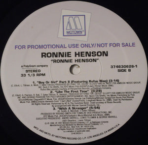 Ronnie Henson : Ronnie Henson (12", Promo, Smplr)