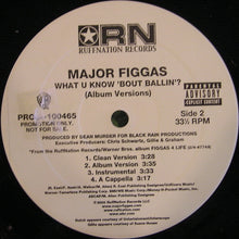 Load image into Gallery viewer, Major Figgas : What U Know 'Bout Ballin'? (12", Promo)