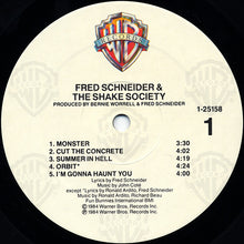 Load image into Gallery viewer, Fred Schneider &amp; The Shake Society : Fred Schneider &amp; The Shake Society (LP, Album, Spe)