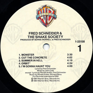 Fred Schneider & The Shake Society : Fred Schneider & The Shake Society (LP, Album, Spe)