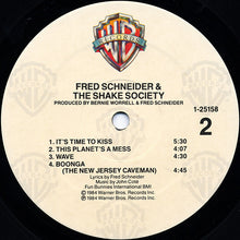 Load image into Gallery viewer, Fred Schneider &amp; The Shake Society : Fred Schneider &amp; The Shake Society (LP, Album, Spe)