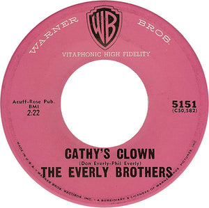 The Everly Bros.* : Cathy's Clown / Always It's You (7", Single)