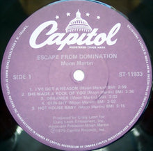 Load image into Gallery viewer, Moon Martin : Escape From Domination (LP, Album)