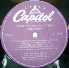 Load image into Gallery viewer, Moon Martin : Escape From Domination (LP, Album)