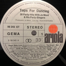 Load image into Gallery viewer, Jo Ment &amp; His Party-Singers : Tops For Dancing (LP, Comp)
