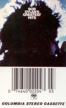 Load image into Gallery viewer, Bob Dylan : Bob Dylan&#39;s Greatest Hits (Cass, Comp)