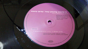 Macy Gray Featuring Slick Rick : Hey Young World II (12", Promo)