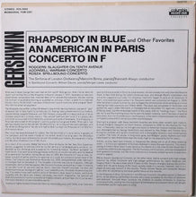 Load image into Gallery viewer, Gershwin* / Rodgers* / Adinsell* / Rosza* - The Sinfonia Of London Orchestra*, Kenneth Alwyn, Morgan Lewis, Malcolm Binns, William Davies : Rhapsody In Blue / An American In Paris / Concerto In F (2xLP, Club)
