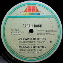 Load image into Gallery viewer, Sarah Dash : Low Down Dirty Rhythm (12")