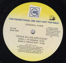 Load image into Gallery viewer, General Kane : Crack Killed Applejack (12", Promo)