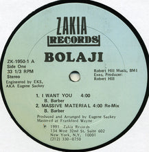 Load image into Gallery viewer, Bolaji : I Want You / Massive Material (12")