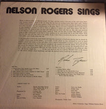 Load image into Gallery viewer, Nelson Rogers (2) : Nelson Rogers Sings (LP)