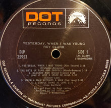 Load image into Gallery viewer, Roy Clark : Yesterday, When I Was Young (LP, Album)