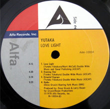 Load image into Gallery viewer, Yutaka* : Love Light (LP, Album)