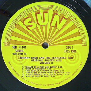 Johnny Cash And The Tennessee Two* : Original Golden Hits Volume II (LP, Comp)