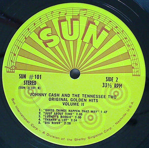 Johnny Cash And The Tennessee Two* : Original Golden Hits Volume II (LP, Comp)