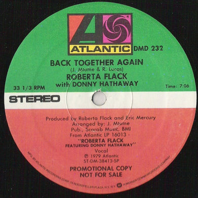 Roberta Flack With Donny Hathaway : Back Together Again (12