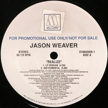 Load image into Gallery viewer, Jason Weaver : Realize (12", Promo)