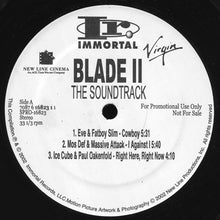 Load image into Gallery viewer, Various : Blade II The Soundtrack (2xLP, Promo)