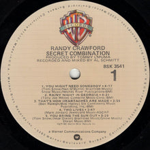 Load image into Gallery viewer, Randy Crawford : Secret Combination (LP, Album, Jac)