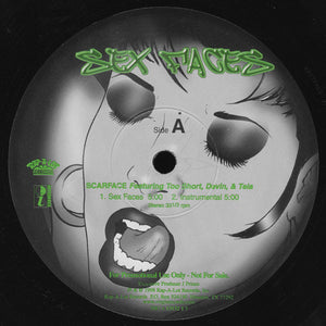 Scarface (3) Featuring Too Short, Devin The Dude , & Tela : Sex Faces (12", Single, Promo)