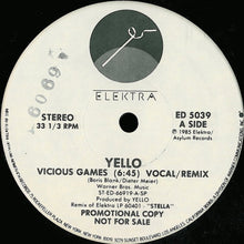 Load image into Gallery viewer, Yello : Vicious Games (12&quot;, Promo, SP )