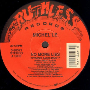 Michel'Le : No More Lies (12")