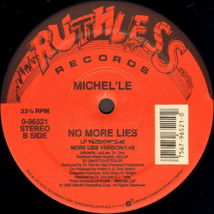 Michel'Le : No More Lies (12")