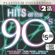 Load image into Gallery viewer, Various : Hits of the 90&#39;s (2xCD, Comp)