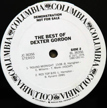 Load image into Gallery viewer, Dexter Gordon : The Best Of Dexter Gordon (LP, Comp, Promo)