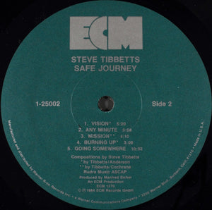 Steve Tibbetts : Safe Journey (LP, Album)