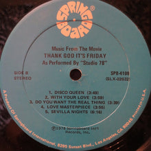 Load image into Gallery viewer, Studio '78 : Thank God It's Friday (Music From The Movie) (LP, Album)