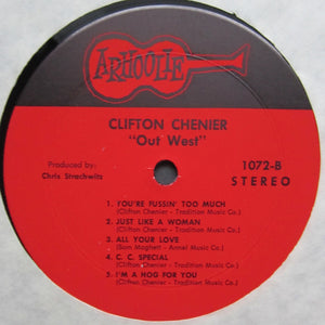 Clifton Chenier With Elvin Bishop And Steve Miller (10) : Out West (LP, Album)