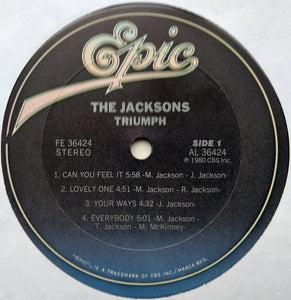 The Jacksons : Triumph (LP, Album, Ter)