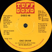 Load image into Gallery viewer, Rita Marley : One Draw (12&quot;)