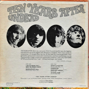 Ten Years After : Undead (LP, Album, M/Print, Pit)