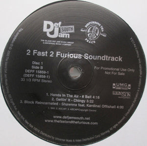 Various : 2 Fast 2 Furious (Soundtrack) (2xLP, Comp, Promo, Cle)