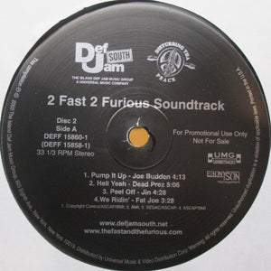 Various : 2 Fast 2 Furious (Soundtrack) (2xLP, Comp, Promo, Cle)